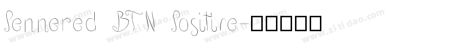 Peppered BTN Positive字体转换